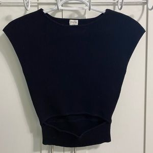 Wilfred Black Cut Out Top 🖤